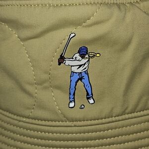 Eastside Golf Khaki Nylon Bucket Hat Size S/M